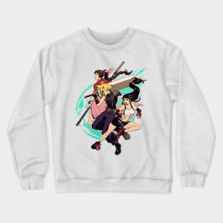 Tifa, Cloud and Aerith Crewneck Sweatshirt